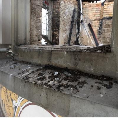 Resti di scandole di cemento-amianto in facciata, Markus Durrer, IBH Expertenstelle Chur