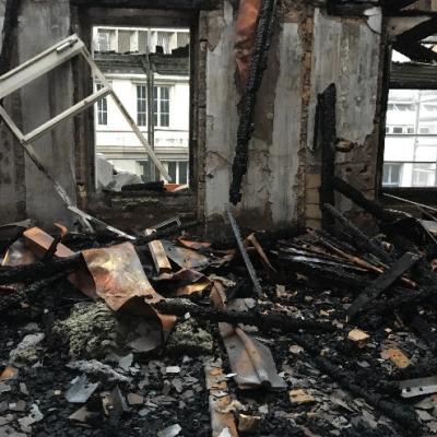 Macerie generate da un incendio: frazione grossolana e frazione fine , Markus Durrer, IBH Expertenstelle Chur