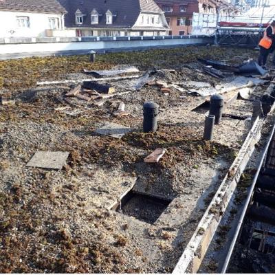 Aperture per l’evacuazione dei fumi realizzate dai pompieri, Markus Durrer, IBH Expertenstelle Chur