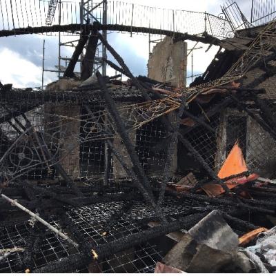 Aperture per l’evacuazione dei fumi realizzate dai pompieri, Markus Durrer, IBH Expertenstelle Chur