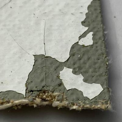 Stramin Wandbelag mit Asbest im Anstrich und Kleber, Solgeo